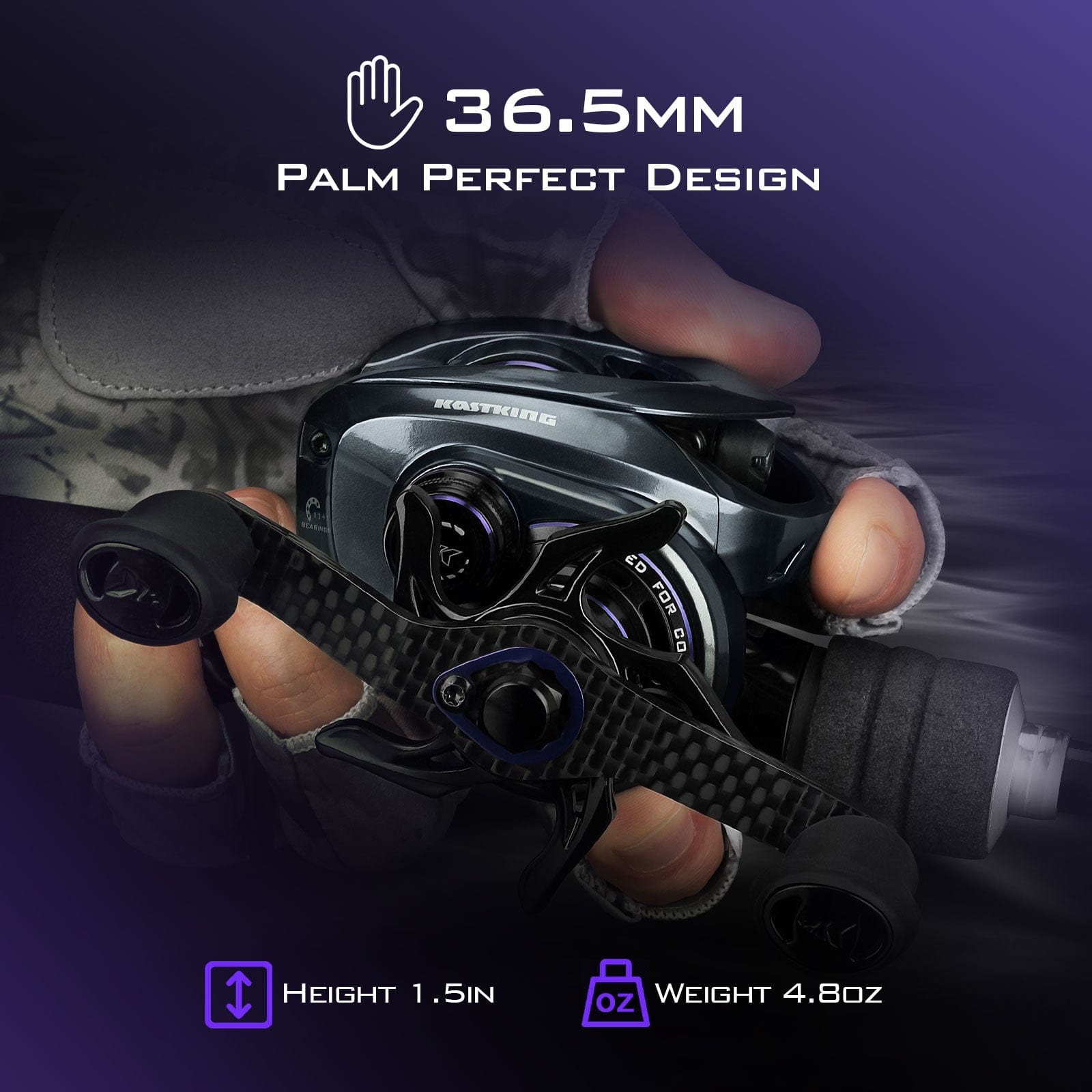 KastKing Mg12 Elite Magnesium Baitcasting Fishing Reel